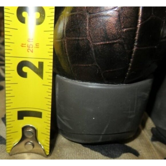 LifeStride Demi Brown Croc Embossed Mary Jane Buckle Comfort Wedges Antifatigue - Picture 5 of 13